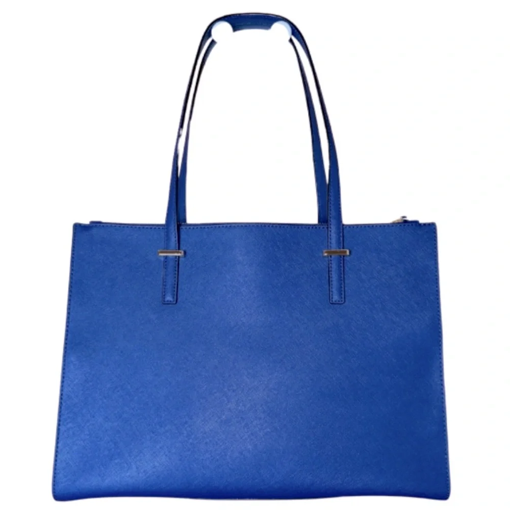 kate spade Blue Saffiano Leather Tote
